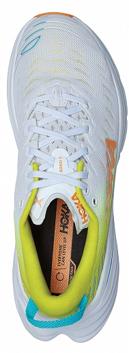 Кроссовки мужские Hoka Bondi X White/Evening Primrose - Фото 5 большая