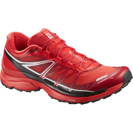 Кроссовки мужские Salomon S-LAB WINGS RACING RED/BK/WH - Фото 1 большая