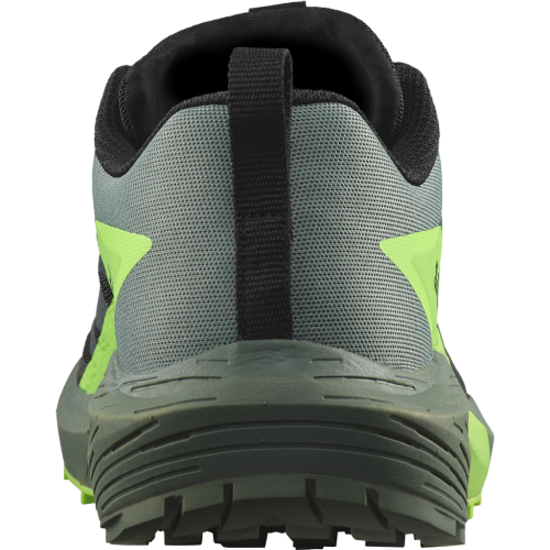 Кроссовки мужские Salomon Sense Ride 5 Black/Laurel Wreath/Green Gecko - Фото 8 большая