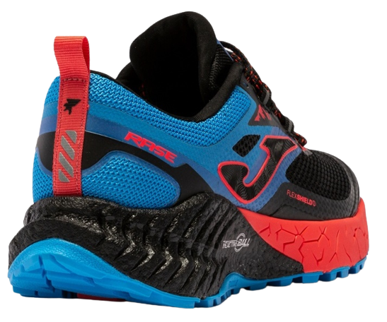 Кроссовки мужские Joma Trail Serie Rase 22 Black/Royal Blue - Фото 4 большая