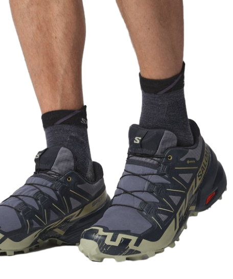 Кроссовки мужские Salomon Speedcross 6 Gtx Grisaille/Carbon/Tea - Фото 7 большая
