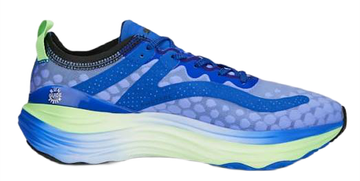 Кроссовки мужские Puma ForeverRun Nitro Royal Sapphire/Fizzy Lime - Фото 2 большая