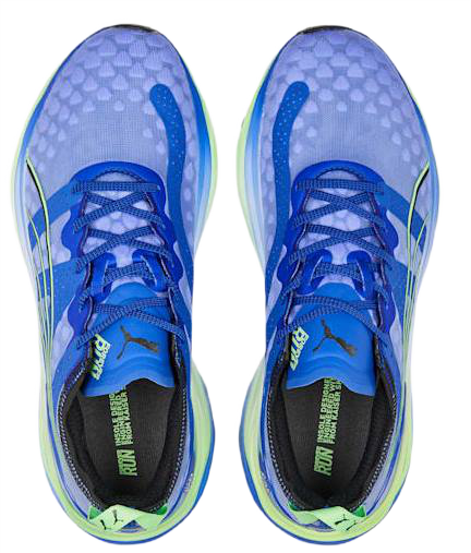 Кроссовки мужские Puma ForeverRun Nitro Royal Sapphire/Fizzy Lime - Фото 4 большая