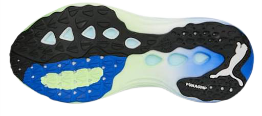 Кроссовки мужские Puma ForeverRun Nitro Royal Sapphire/Fizzy Lime - Фото 6 большая