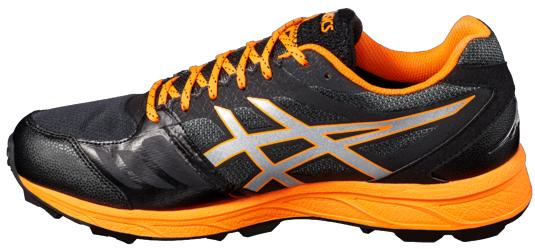 Кроссовки мужские ASICS Gel-FujiSetsu 2 GTX Performance Black/Shocking Orange - Фото 3 большая