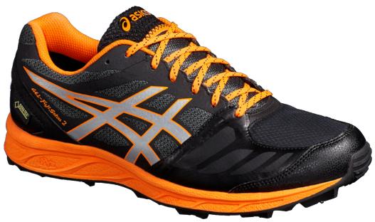 Кроссовки мужские ASICS Gel-FujiSetsu 2 GTX Performance Black/Shocking Orange - Фото 4 большая