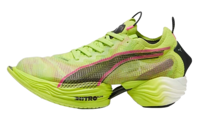 PUMA★FAST-R NITRO ELITE 2 EKIDEN RU★26.5 Кроссовки мужские Puma Fast-R Nitro Elite 2 Lime Pow/Black/Poison