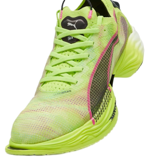 Кроссовки мужские Puma Fast-R Nitro Elite 2 Lime Pow/Black/Poison Pink - Фото 4 большая