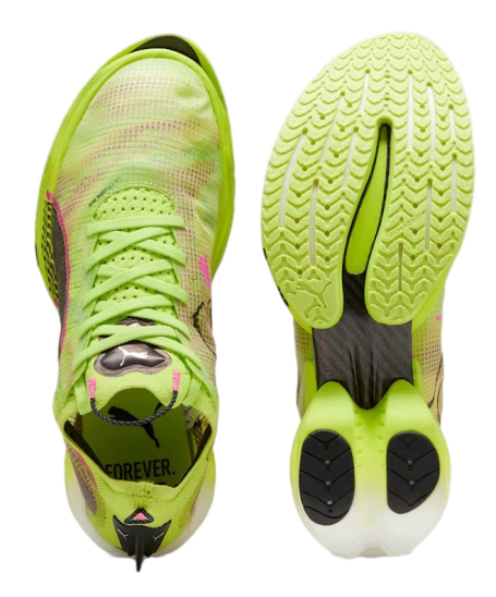 Кроссовки мужские Puma Fast-R Nitro Elite 2 Lime Pow/Black/Poison Pink - Фото 6 большая