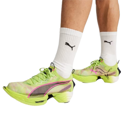 Кроссовки мужские Puma Fast-R Nitro Elite 2 Lime Pow/Black/Poison Pink - Фото 7 большая