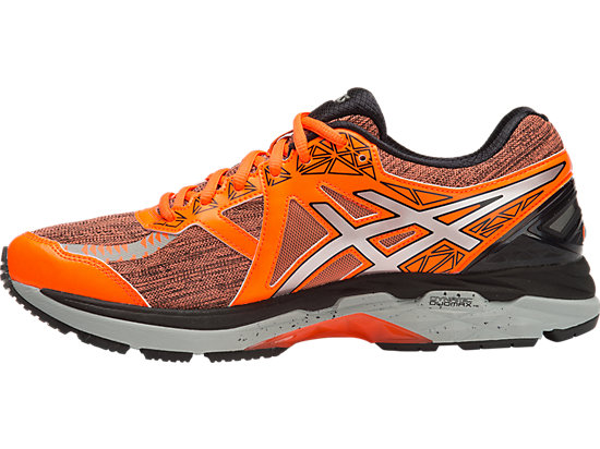 Кроссовки мужские ASICS Gt-2000 4 Lite-Show Plasmaguard Hot Orange/Silver/Black - Фото 3 большая