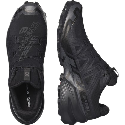 Кроссовки мужские Salomon Speedcross 6 Gtx Black/Black/Phantom - Фото 4 большая