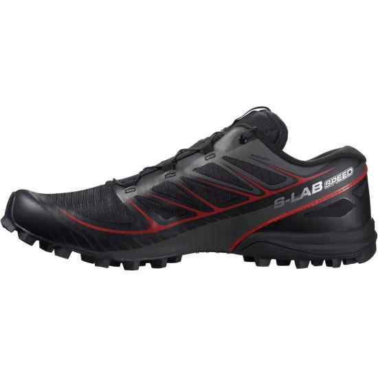 Кроссовки мужские Salomon S-Lab Speed Black/Red - Фото 3 большая