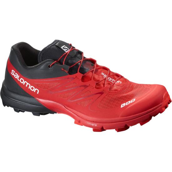 Кроссовки мужские Salomon S-LAB SENSE 5 ULTRA SG Racing Red/Black - Фото 1 большая