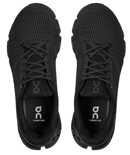 Кроссовки мужские On Cloudflyer All Black - Фото 2 большая