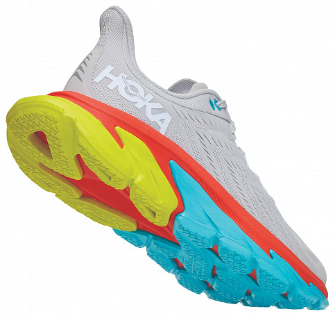 Кроссовки мужские Hoka Clifton Edge Lunar Rock/White - Фото 4 большая