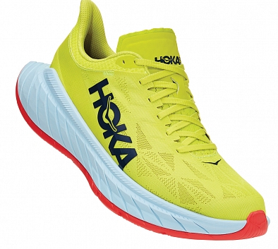 Кроссовки мужские Hoka Carbon X 2 Evening Primrose/Fiesta - Фото 1 большая