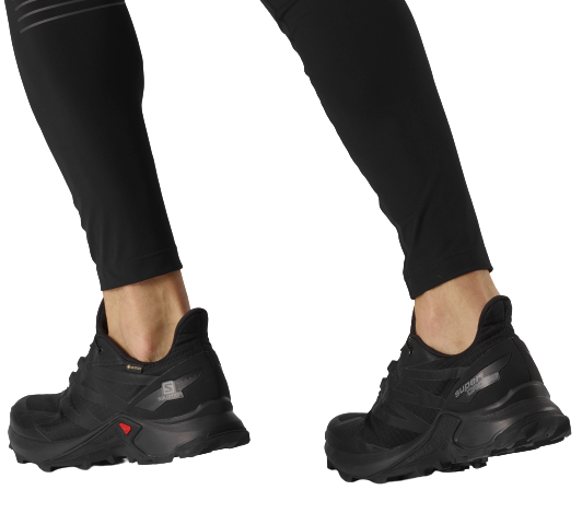 Кроссовки мужские Salomon Supercross Blast GTX Bk/Bk/Bk - Фото 3 большая
