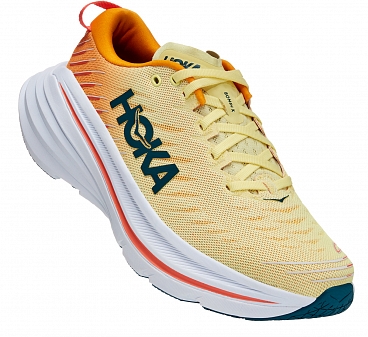 Кроссовки мужские Hoka Bondi X Yellow Pear/Radiant Yellow - Фото 1 большая