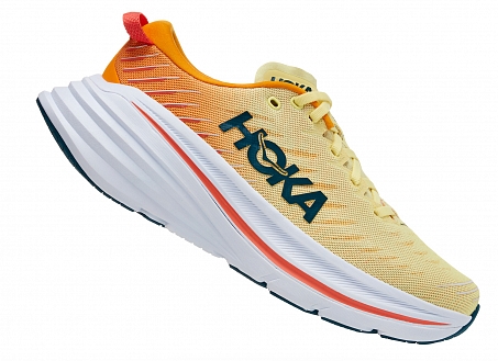 Кроссовки мужские Hoka Bondi X Yellow Pear/Radiant Yellow - Фото 2 большая