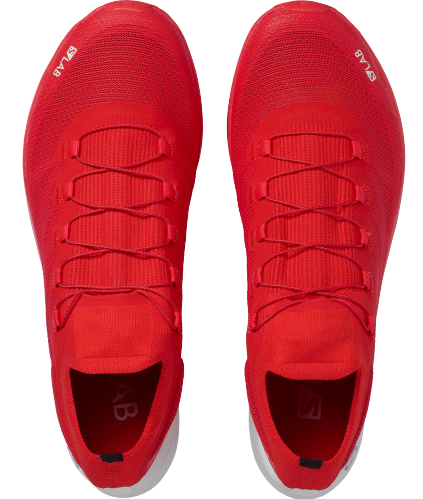 Кроссовки мужские Salomon S/Lab Sense 8 Racing Red/White - Фото 5 большая