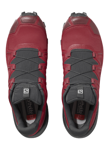 Кроссовки мужские Salomon Speedcross 5 Barbados Cherry/Black - Фото 6 большая