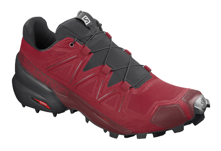 Кроссовки мужские Salomon Speedcross 5 Barbados Cherry/Black - Фото 1 большая