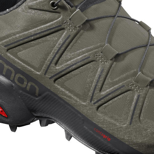 Кроссовки мужские Salomon Speedcross 5 Grape Leaf/Black - Фото 5 большая