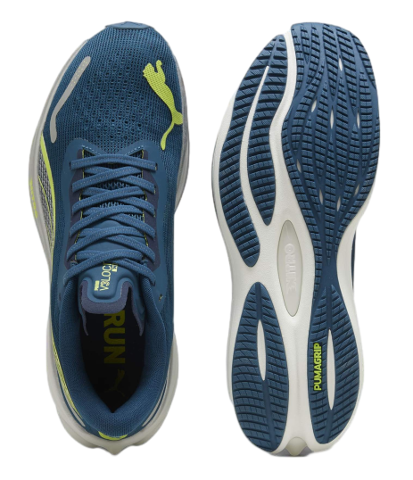 Кроссовки мужские Puma Velocity Nitro 3 Ocean Tropic/Lime Pow/Puma Silver - Фото 4 большая