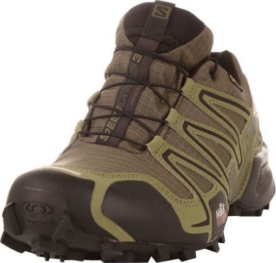 Кроссовки Salomon SPEEDCROSS 3 GTX DARK KHAKI/B - Фото 9 большая
