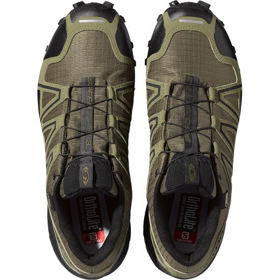 Кроссовки Salomon SPEEDCROSS 3 GTX DARK KHAKI/B - Фото 3 большая