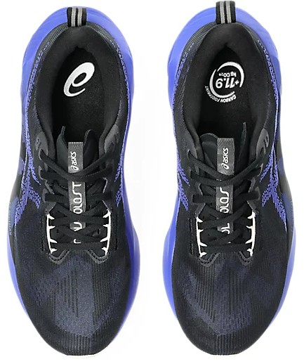 Кроссовки мужские ASICS Novablast 5 Black/Cobalt Burst - Фото 4 большая