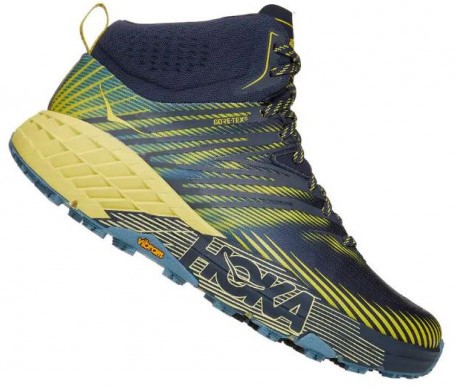 Кроссовки мужские Hoka Speedgoat Mid 2 Gtx Ombre Blue/Blue Sheen - Фото 1 большая