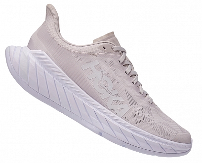 Кроссовки Hoka Carbon X 2 Nimbus Cloud/White - Фото 1 большая