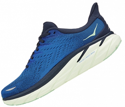 Кроссовки мужские Hoka Clifton 8 Dazzling Blue/Outer Space - Фото 4 большая