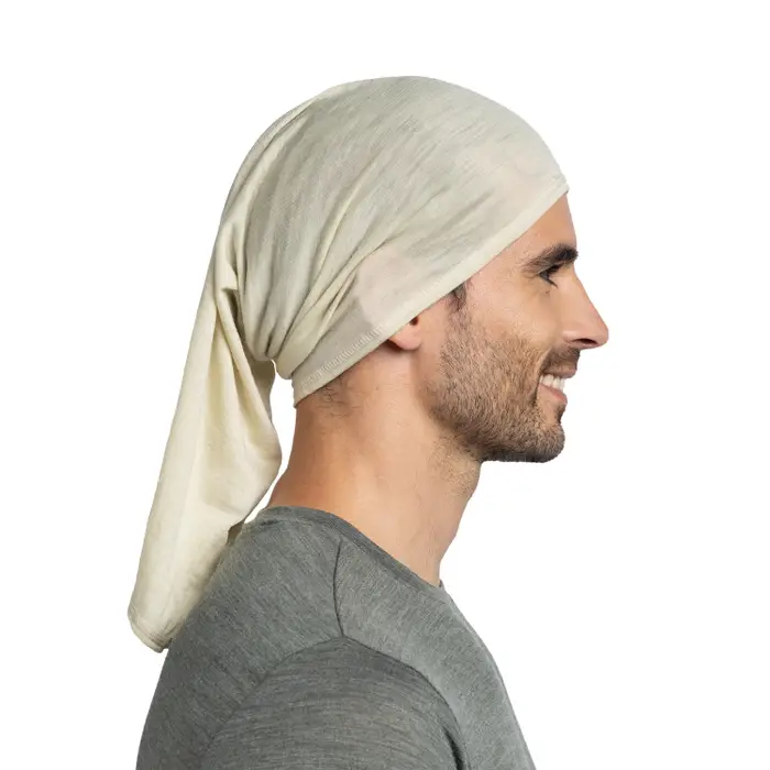 Бандана Buff Merino Lightweight Solid Pistachio - Фото 4 большая