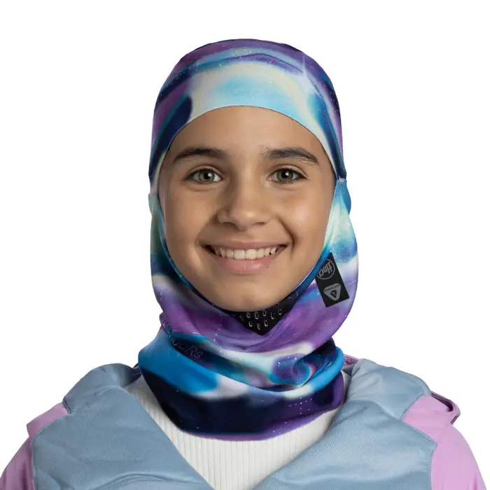 Балаклава детская Buff Thermonet Hinged Semva Violet - Фото 4 большая