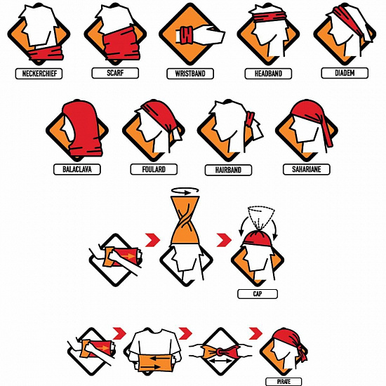 Бандана детская Buff Original Baby Myths Multi - Фото 2 большая