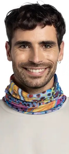 Бандана Buff CoolNet UV Trout Confetti - Фото 3 большая