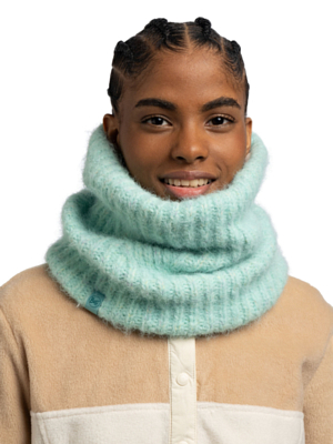 Шарф Buff Knitted & Fleece Eyla Mint - Фото 3 большая