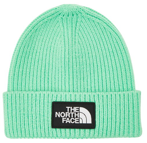 Шапка The North Face Logo Box Cuffed Spring Bud - Фото 1 большая