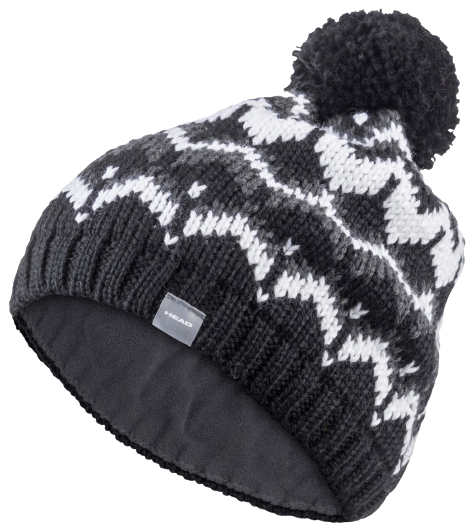 Шапка женская Head Ski Black/White - Фото 1 большая