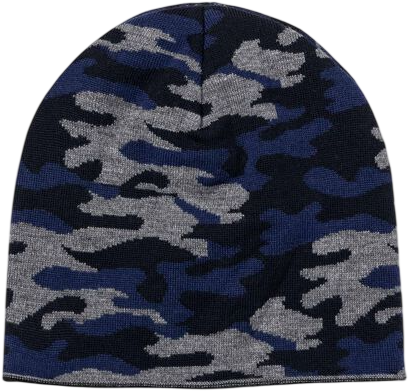 Шапка мужская Colmar Mimetic Navy/Storm-Nero - Фото 1 большая