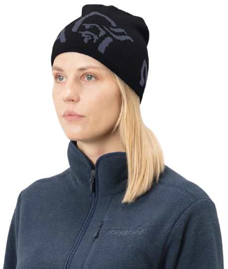 Шапка Norrona /29 Logo Caviar/Cool Black - Фото 2 большая
