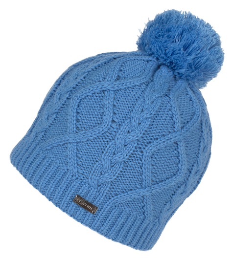 Шапка женская Descente Snow Azure Blue - Фото 1 большая