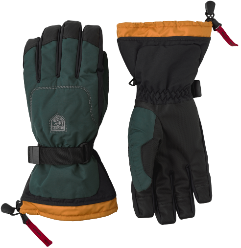 Перчатки Hestra Gauntlet Bottle Green/Bottle Green - Фото 1 большая