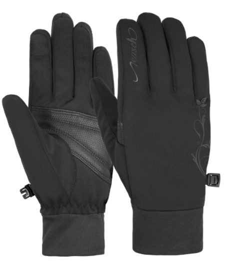 Перчатки женские Reusch Saskia Touch-Tec Black/Black - Фото 1 большая