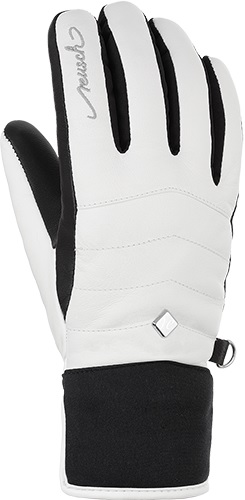 Перчатки женские Reusch Thais White/Black - Фото 1 большая