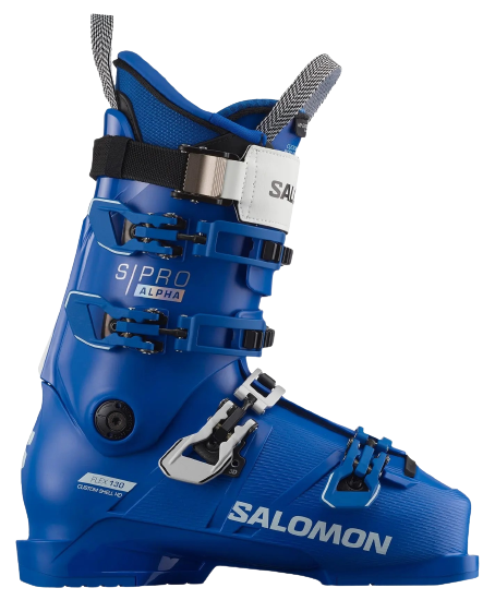 Горнолыжные ботинки Salomon S/Pro Alpha 130 Race Blue/White - Фото 1 большая