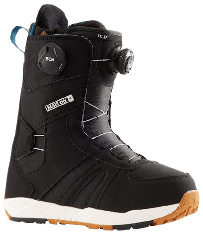 Сноубордические ботинки женские Burton Felix Boa Black - Фото 1 большая